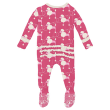 Flamingo Poodles Muffin Ruffle Footie