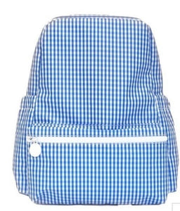 Backpacker Backpack- Gingham Royal