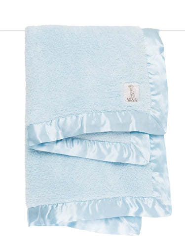 Chenille Baby Blanket Blue