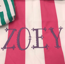 Monogram* for Dock and Bay Towel(name or initials)