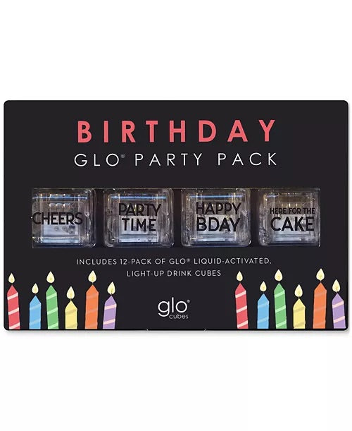 Glo Cubes Birthday 12 Pack