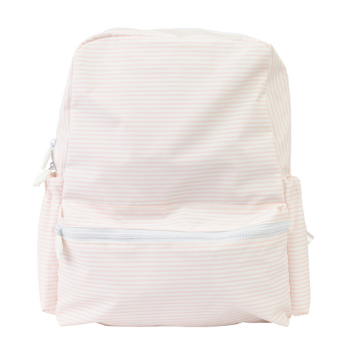 Pink Stripe Large Backpack