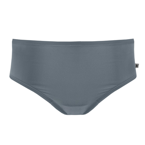 Women’s Solid Classic Brief, Slate