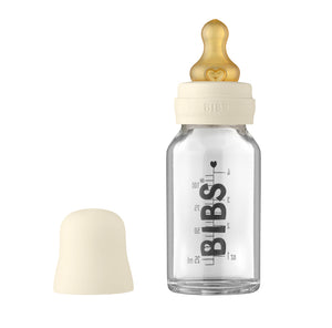 Baby Glass Bottle Complete Set 110ml Ivory