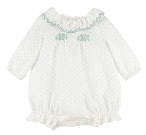 Hand Embroidery Girl Bubble, Mint