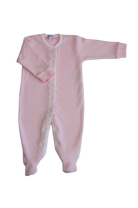 Pink Bubble Baby Footie