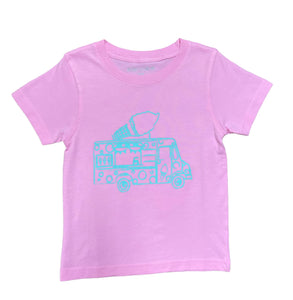 Light Pink Ice Cream Truck T-Shirt