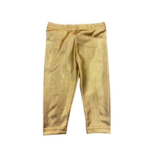 Gold Lame Leggings