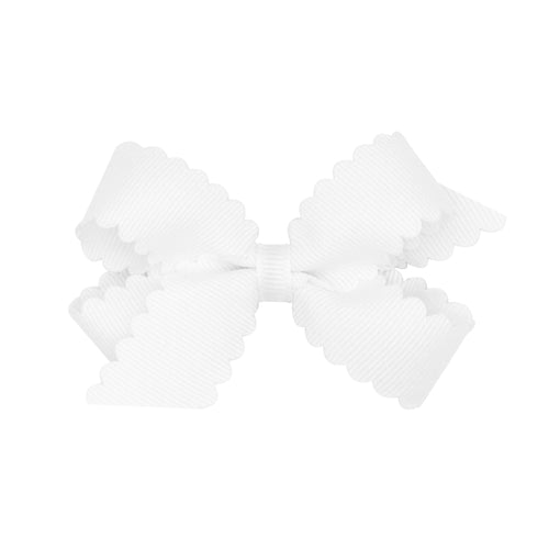 Mini Grosgrain Scalloped Edge Bow(9791)