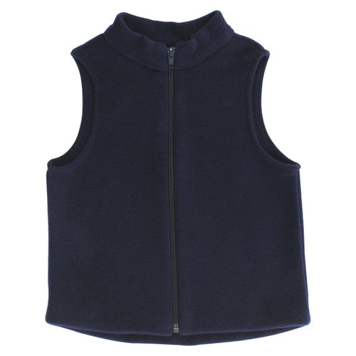 Fleece Vest, Navy size 4
