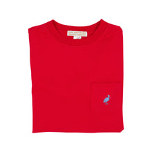 Carter Crewneck Richmond Red With Park City Periwinkle Stork