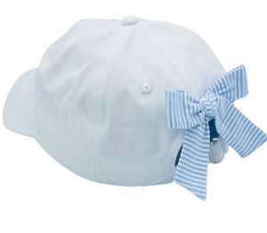 Bits & Bows Hat, Blank White