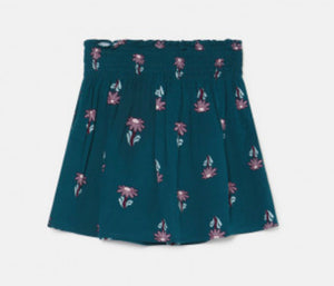 Floral Daisy Print Skirt