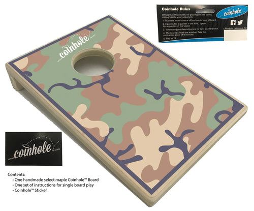 Woodland Camo Coinhole™ Board