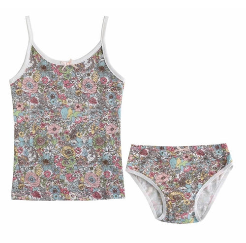 2t Pink Floral under wear set