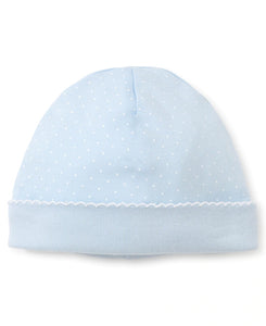 Blue/White New Kissy Dots Print Hat