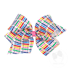 Back to School Bow, Crayon