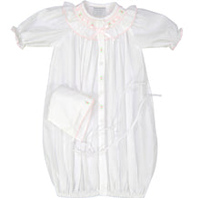 Ribbon Ruffle Smocked Take Me Home Gown with Hat