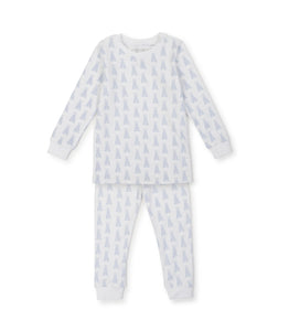 Blue Bunny Tails Grayson Pajama Set