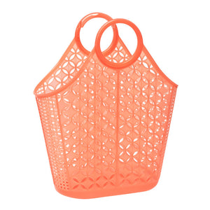 Atomic Tote Bag, Neon Orange