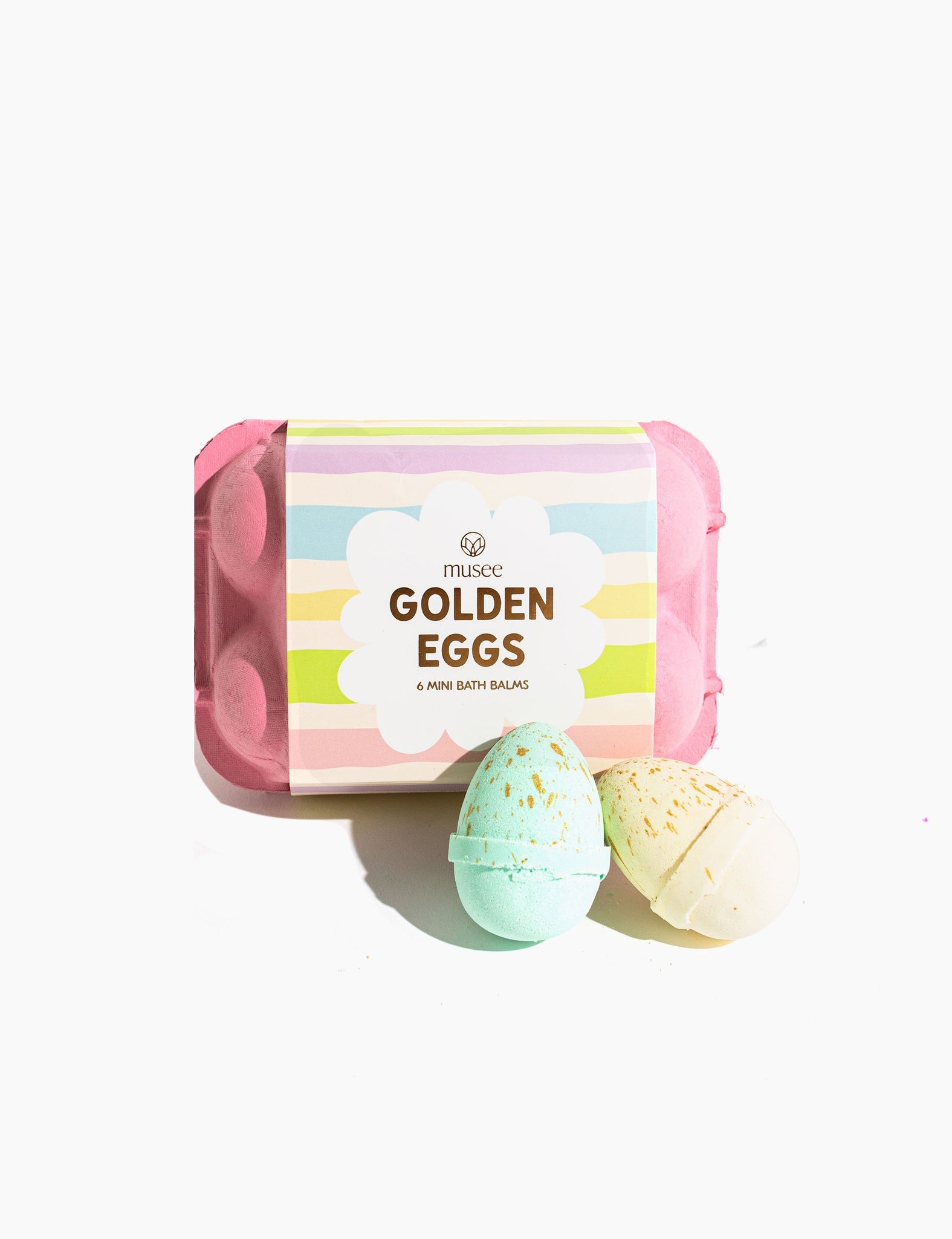 Golden Easter Eggs Set