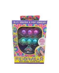 Pop! Possibilities Glow in The Dark Assorted Pony Beads - Kids Pony Beads - Kids