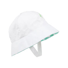 Henry's Boating Bucket Hat Worth Avenue White With Grace Bay Green Gingham Liner