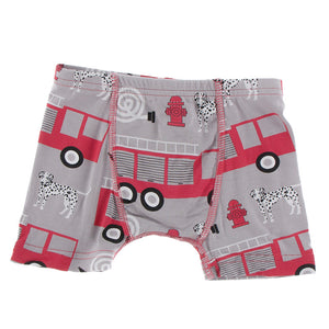 Size 8/10 Boxer Brief, Feather Firefighter