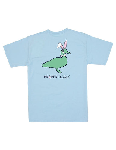 Hopperly Tied Tee, Powder Blue